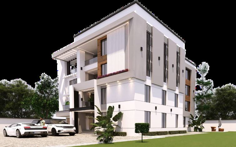 Contemporary duplex development